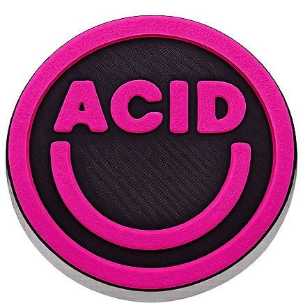 Acid Smiley Face Bead