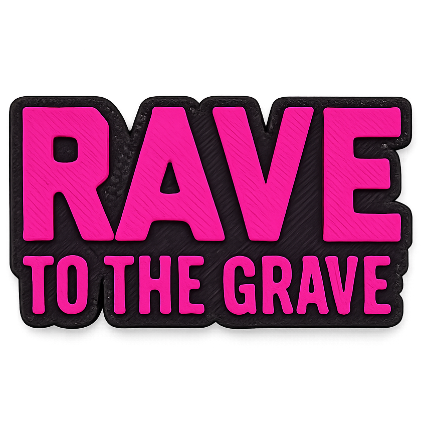 Rave to the Grave Bead