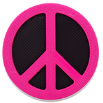 Peace Symbol Bead