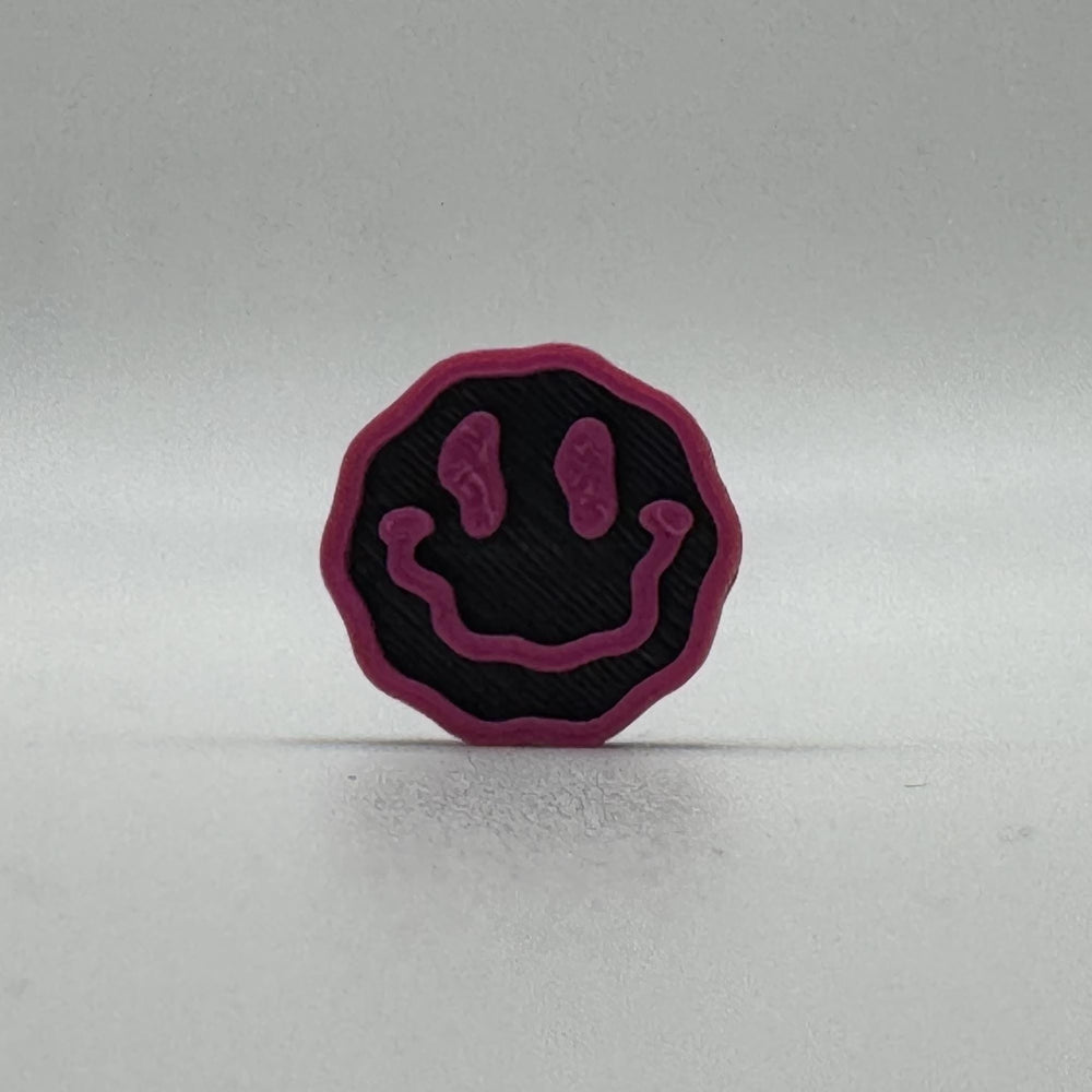 Squiggly Smiley Face Bead