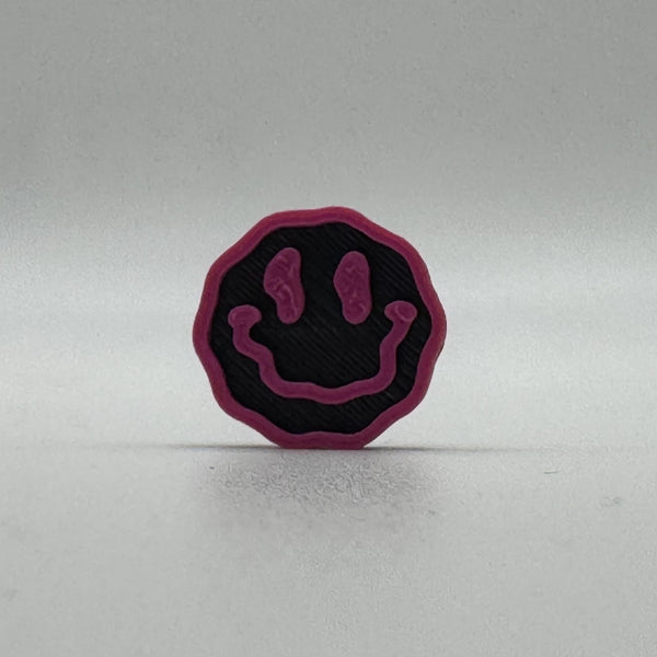 Squiggly Smiley Face Bead