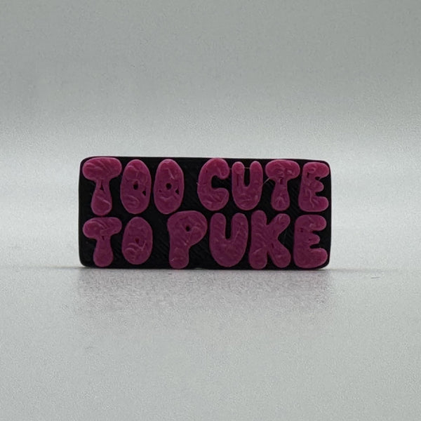Too To Puke Charm Bead