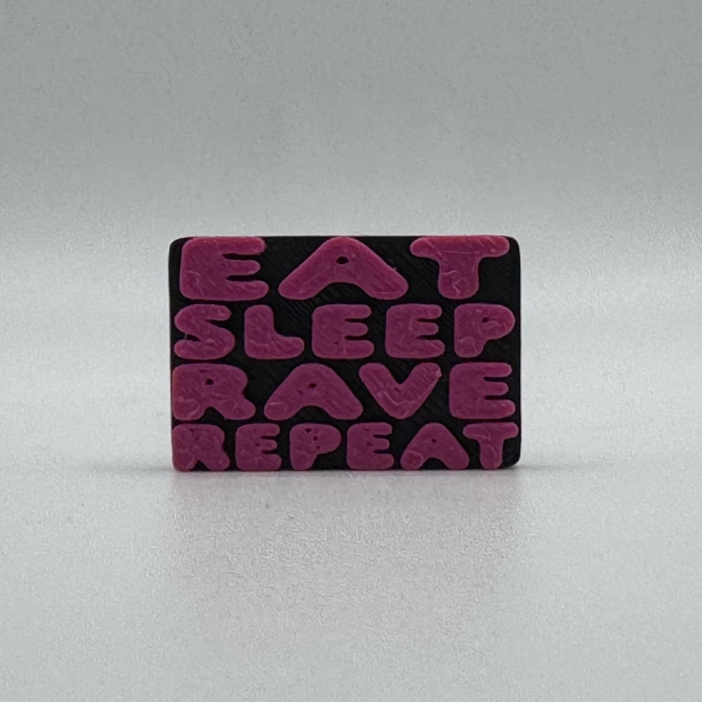 Eat Sleep Rave Repeat Bead