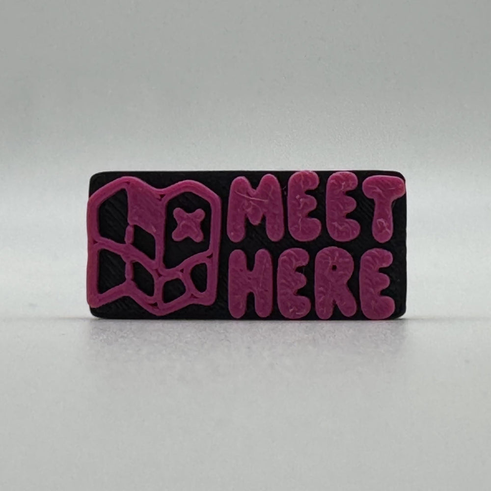 Meet Here Map Bead