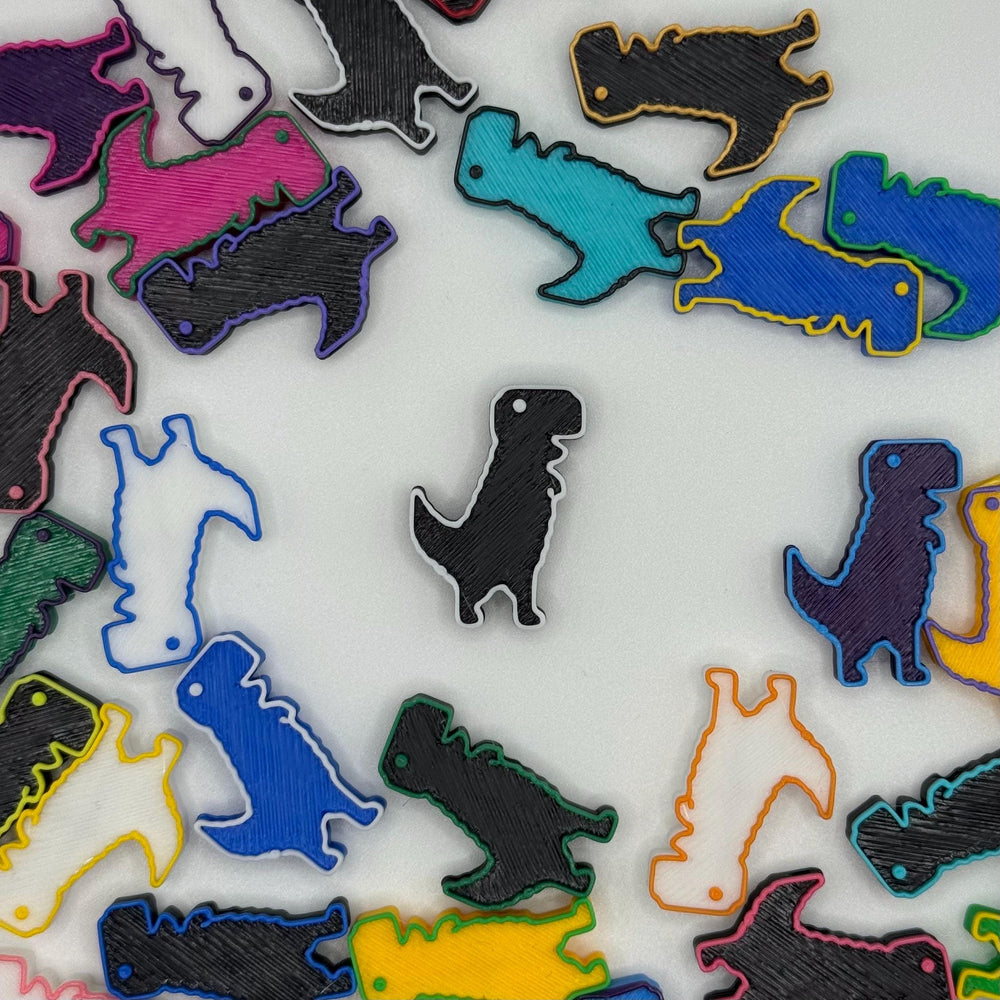 Pixel T Rex Bead