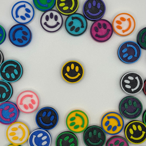 Three Eye Smiley Bead