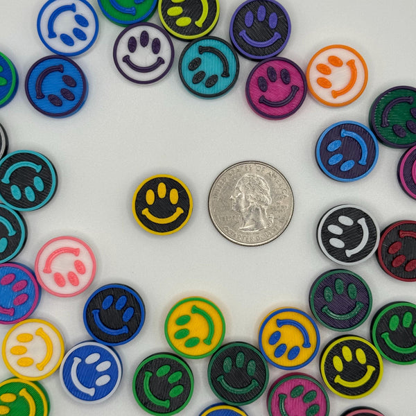 Three Eye Smiley Bead